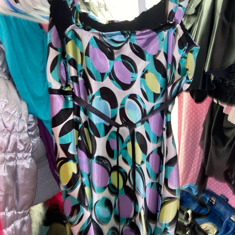 Bcx Colorful Circle Pattern Top - image 4